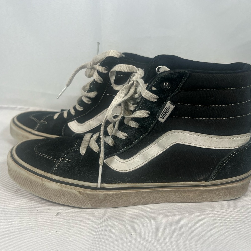 Vans Black High Top Skate Shoes Men’s Size 8 721356 - Picture 2 of 6